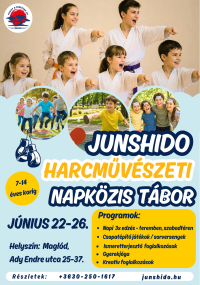 Junshido gyerektábor 2026